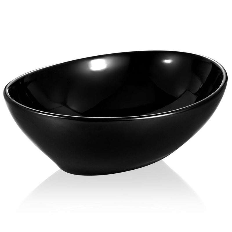 Cefito Ceramic Oval Sink Bowl - Black - Sale Now