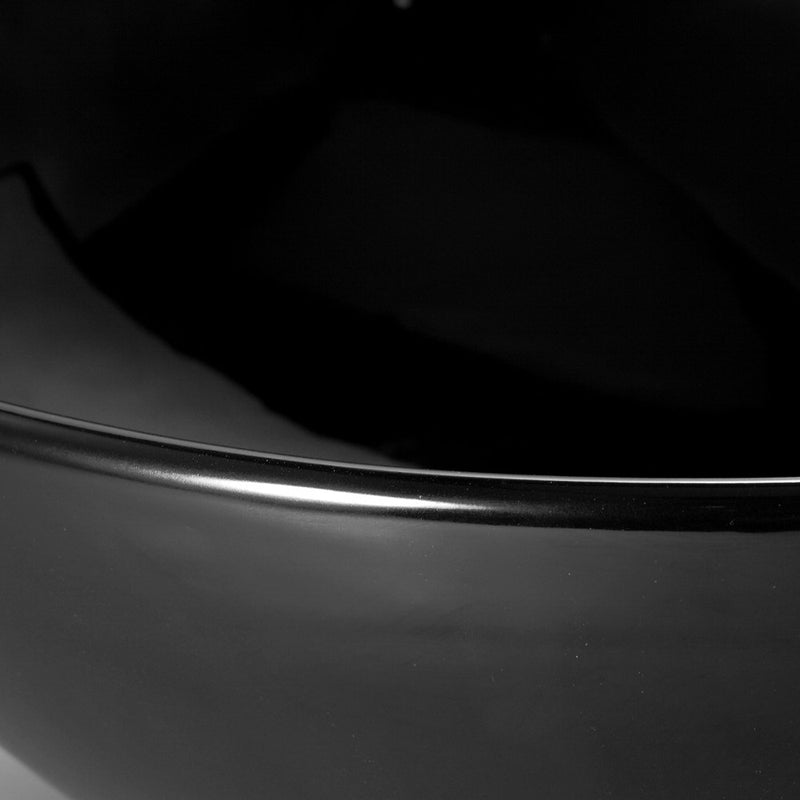 Cefito Ceramic Oval Sink Bowl - Black - Sale Now