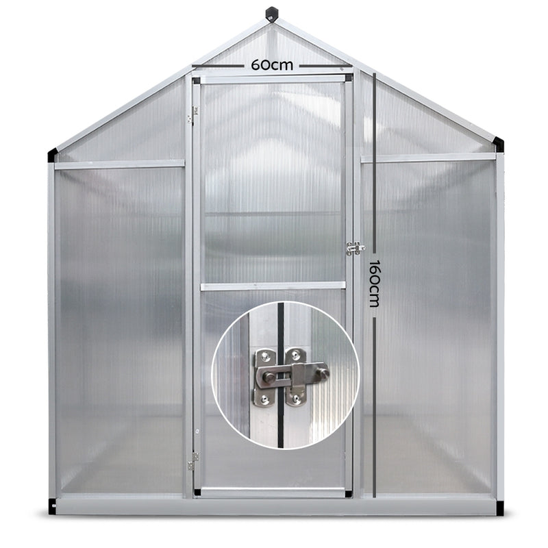 Greenfingers Greenhouse Aluminium Green House Garden Shed Greenhouses 3.02x1.9M - Sale Now